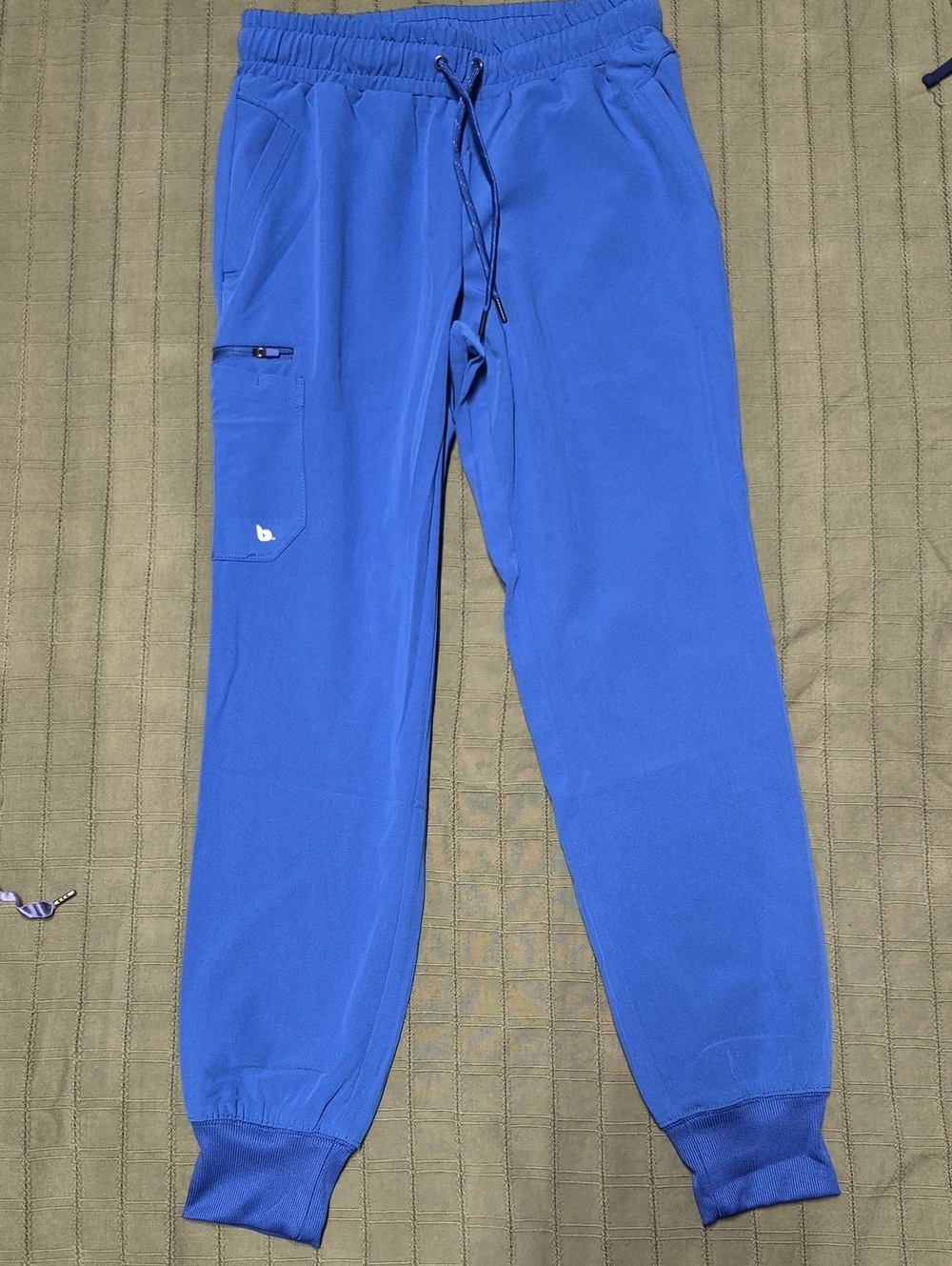 NWOT-Womens- Barco Royal Blue Jogger Scrub Pants Xs